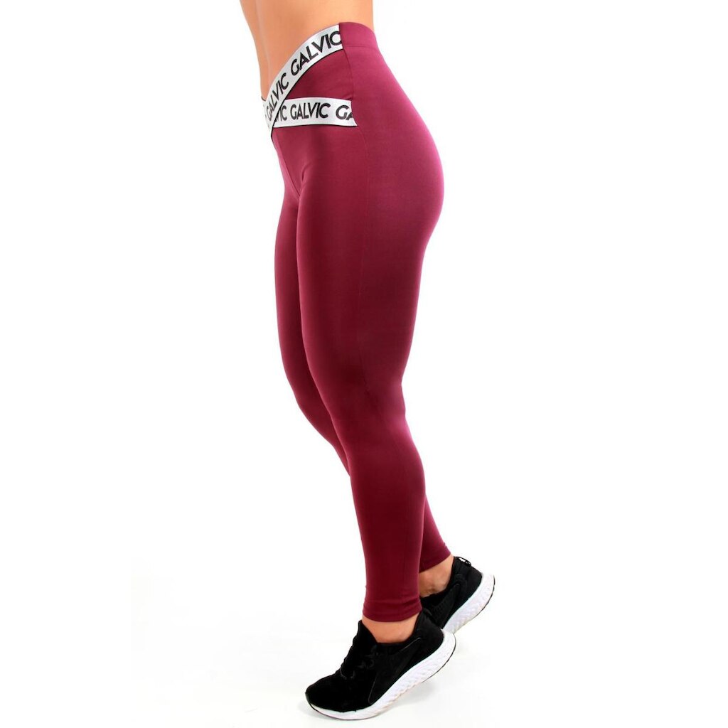 Calça Legging Com Elástico Cruzado