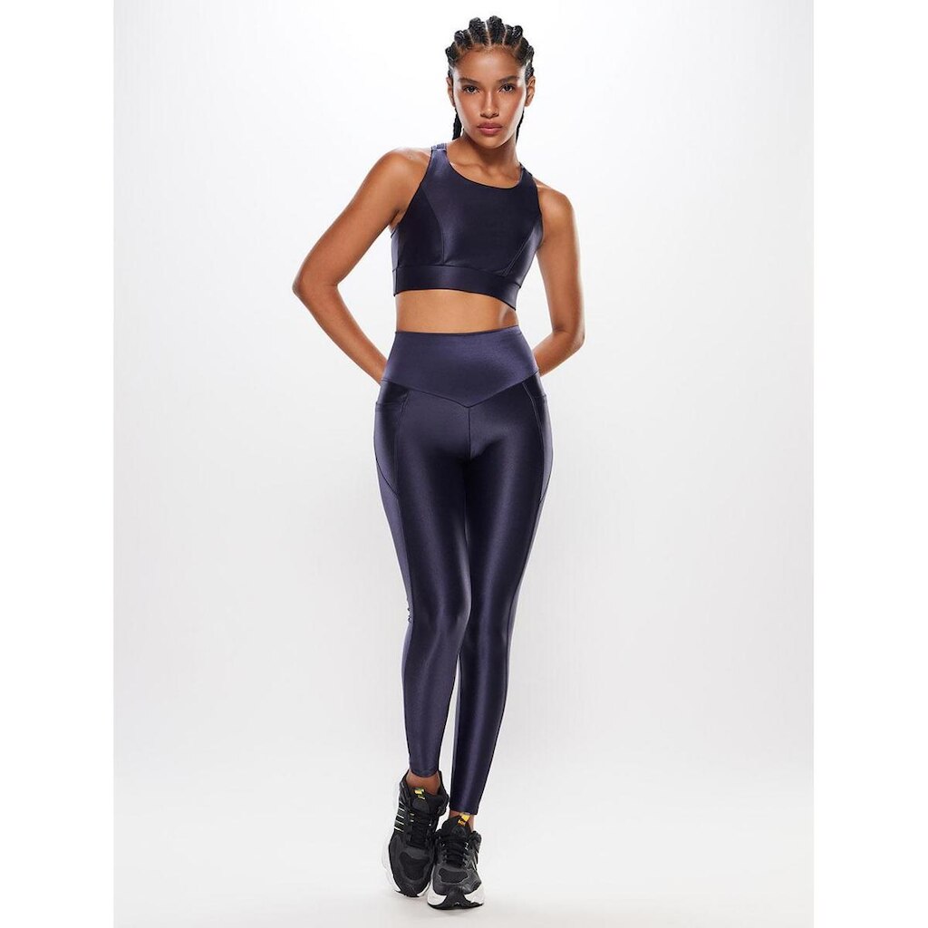 Calça Legging Com Recortes Lisa Energy