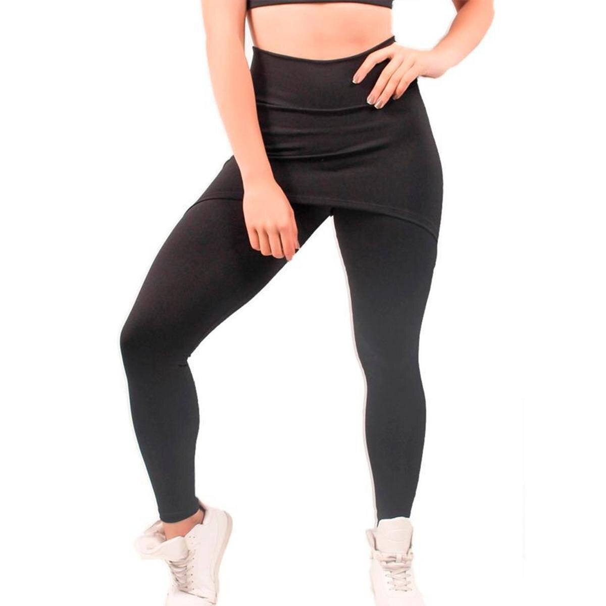 Calça Legging Com Tapa Bumbum Calça Legging Diluxo Com Tapa Bumbum - Preto | Netshoes