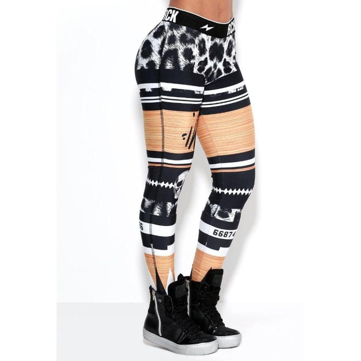 Calça Legging Elastic Aztec Print Rock Code - Estampado | Netshoes
