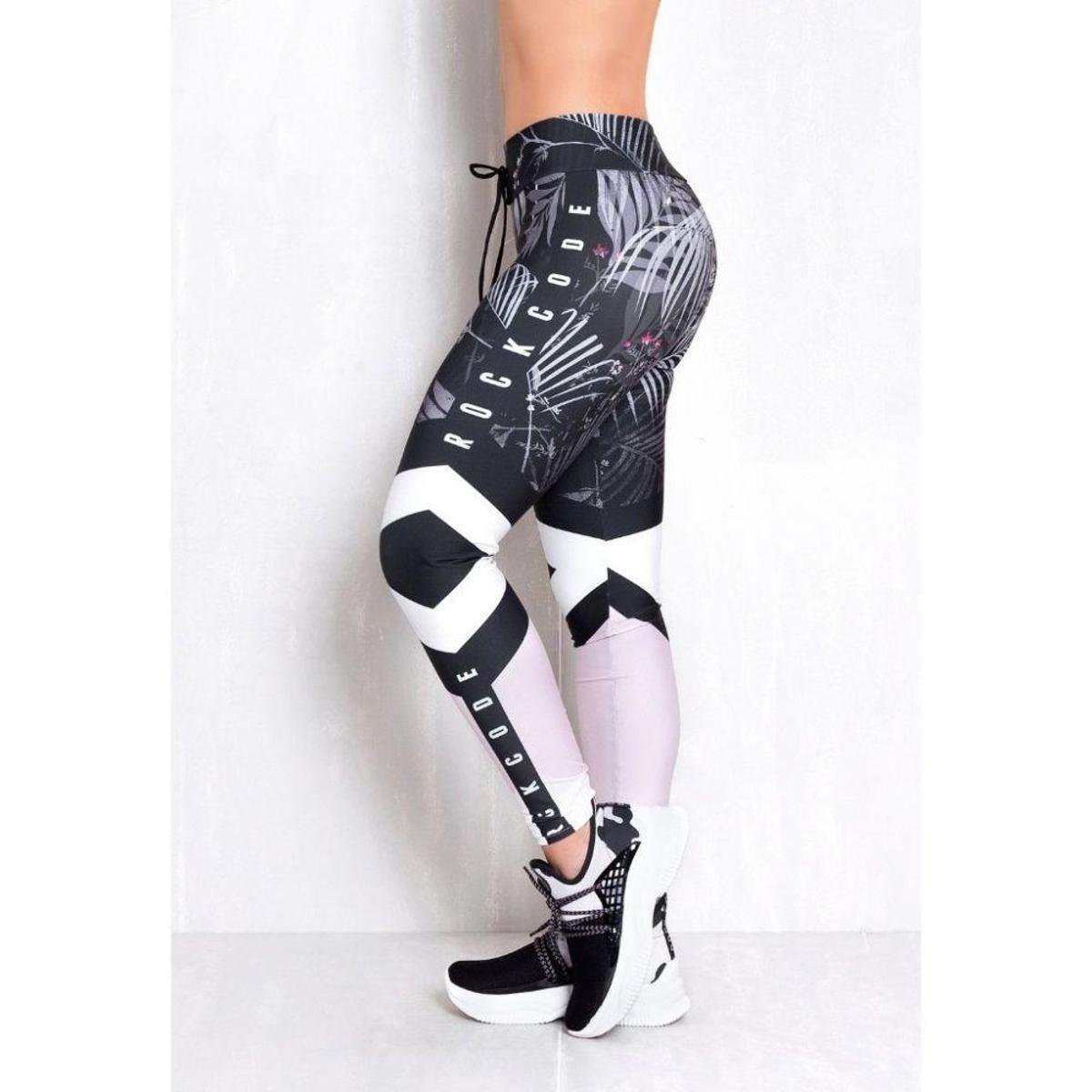 Calça Legging Elastic Charm Rock Code - Estampado | Netshoes