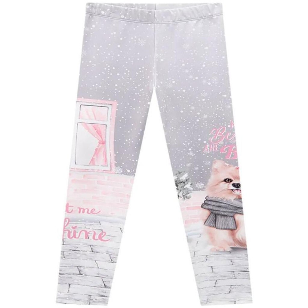 Calça Legging em Fly Tech Cachorro Tam 3 a 14- Kukiê