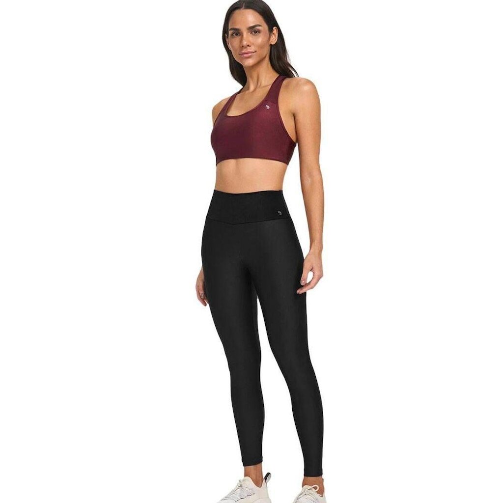 CALCA LEGGING ETERNA SHINE 2511302-C0049 - PRETO/BRANCO P