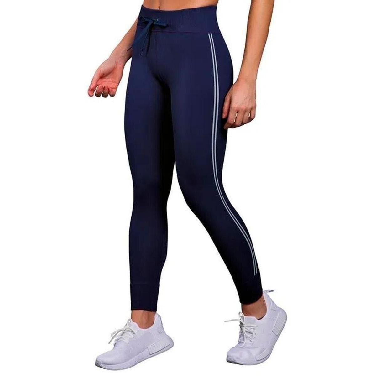 Calça Legging Feminina Act Seamless 71716 Lupo - Azul | Netshoes