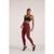 Calça Legging Feminina Adulto Leg Max Lupo - Marsala