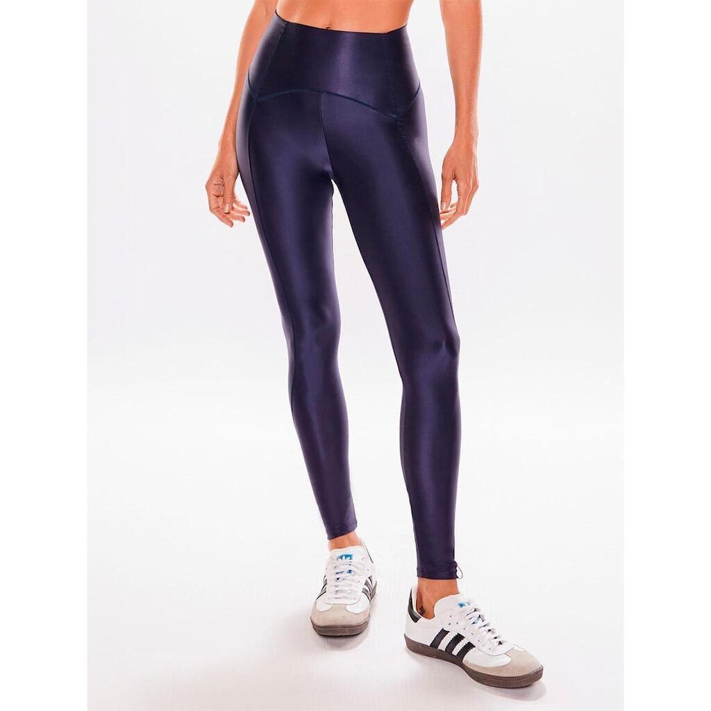 Calça Legging Feminina Body For Sure Cós Duplo Lisa Basic
