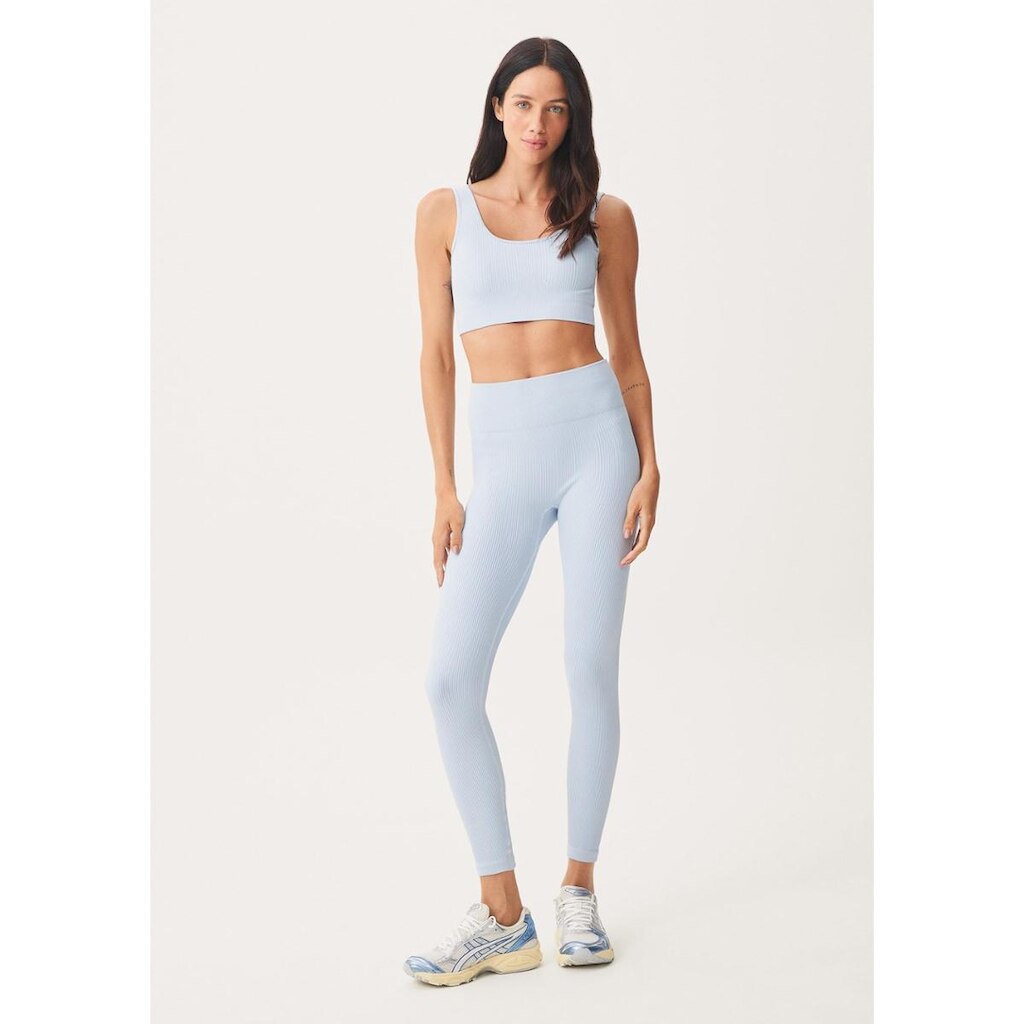 Calça Legging Feminina Canelada Sem Costura