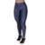 Calça Legging Feminina Cirrê Brilho Poliamida Cintura Alta - Chumbo
