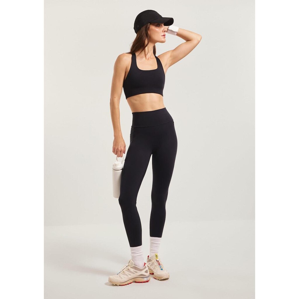 Calça Legging Feminina Esportiva Com Fio Lycra®