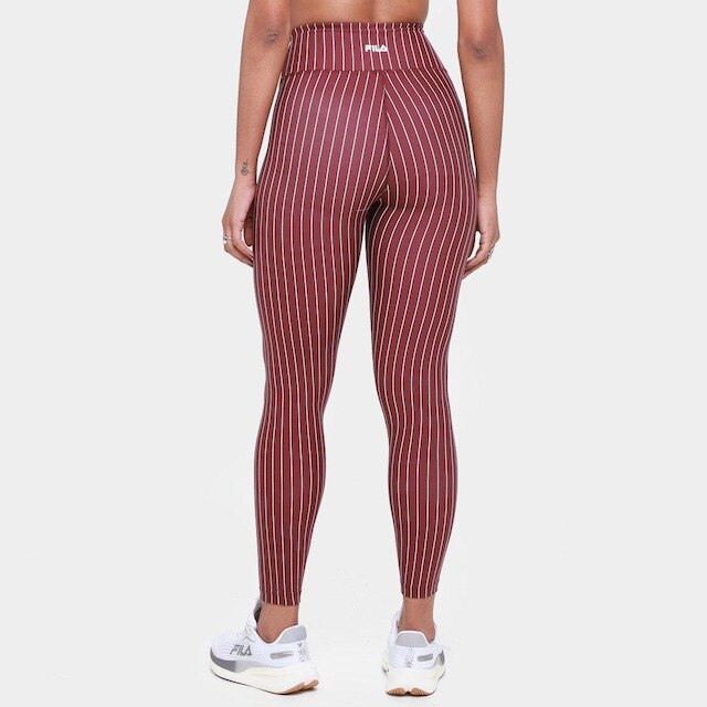 Calça Legging Fila Future Sports Pinstripes Flow Feminina