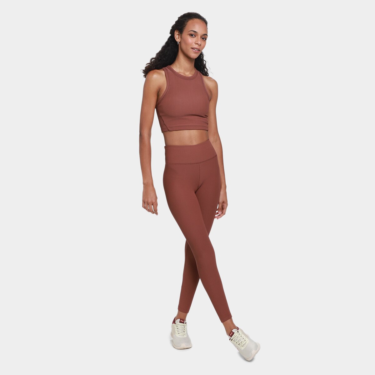 Calça Legging Fila Life Ribbed III Feminina - 4