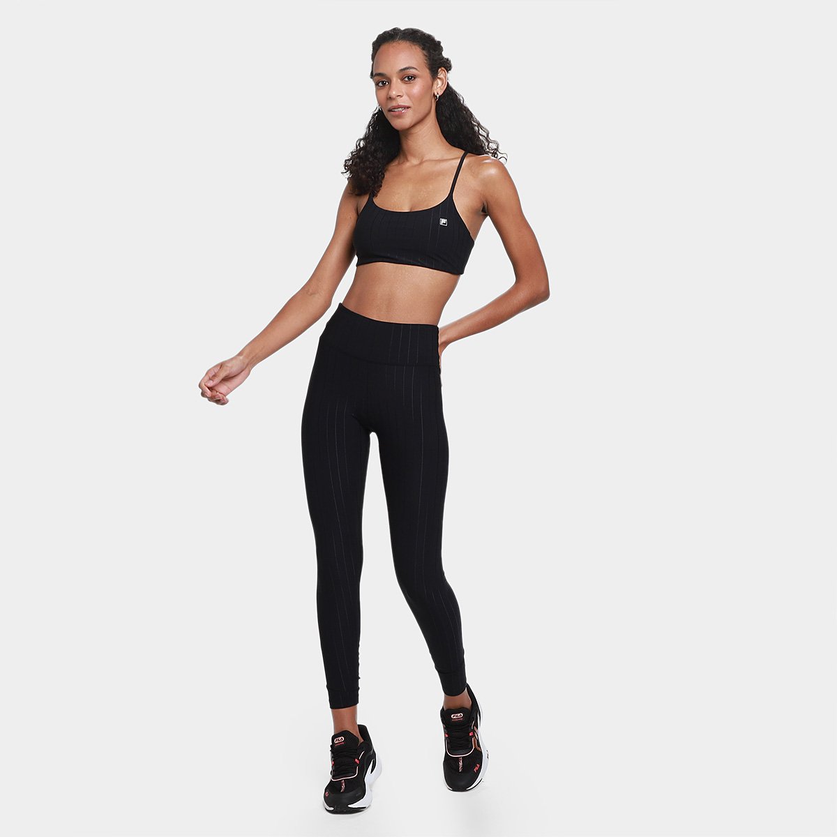 Calça Legging Fila Pinstripes Flow II Feminina - 4