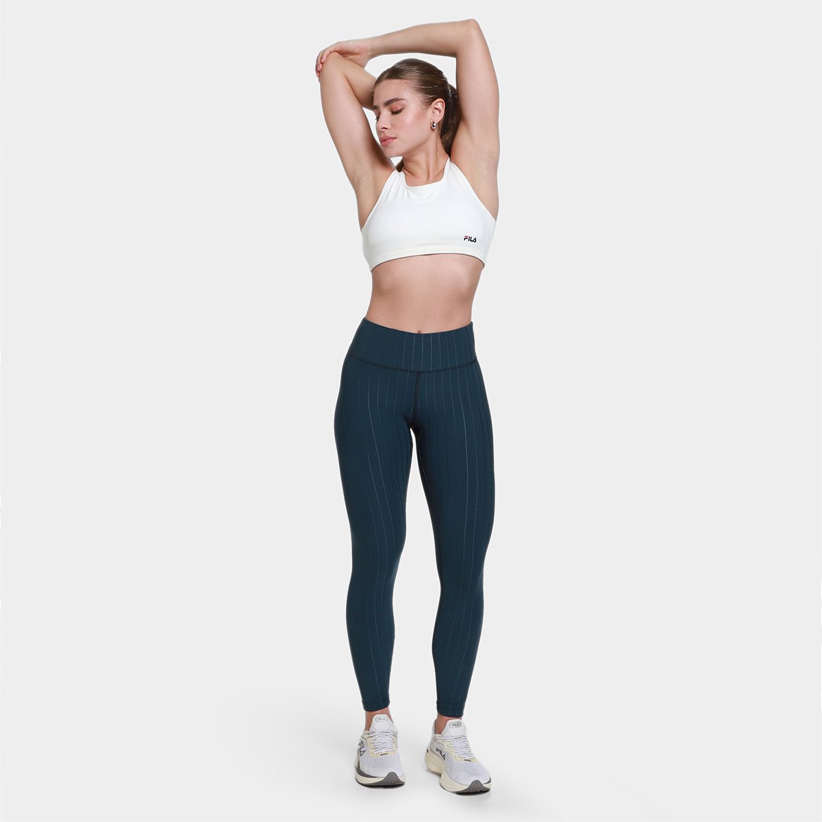 Calça Legging Fila Pinstripes Flow II Feminina - 4
