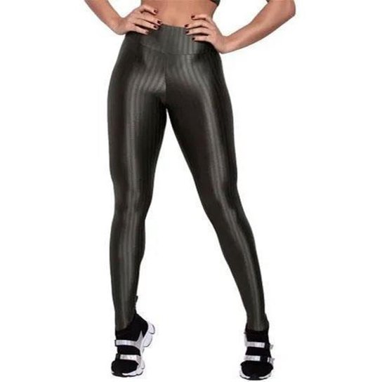 Calça Legging Fitness Em Poliamida 3D Cintura Alta Grossa Confortavél - Verde é ruim? Calça Legging Fitness Em Poliamida 3D Cintura Alta Grossa Confortavél - Verde é boa?