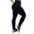 Calça Legging Flanelada / Forrada Cintura Alta Para Inverno - Preto