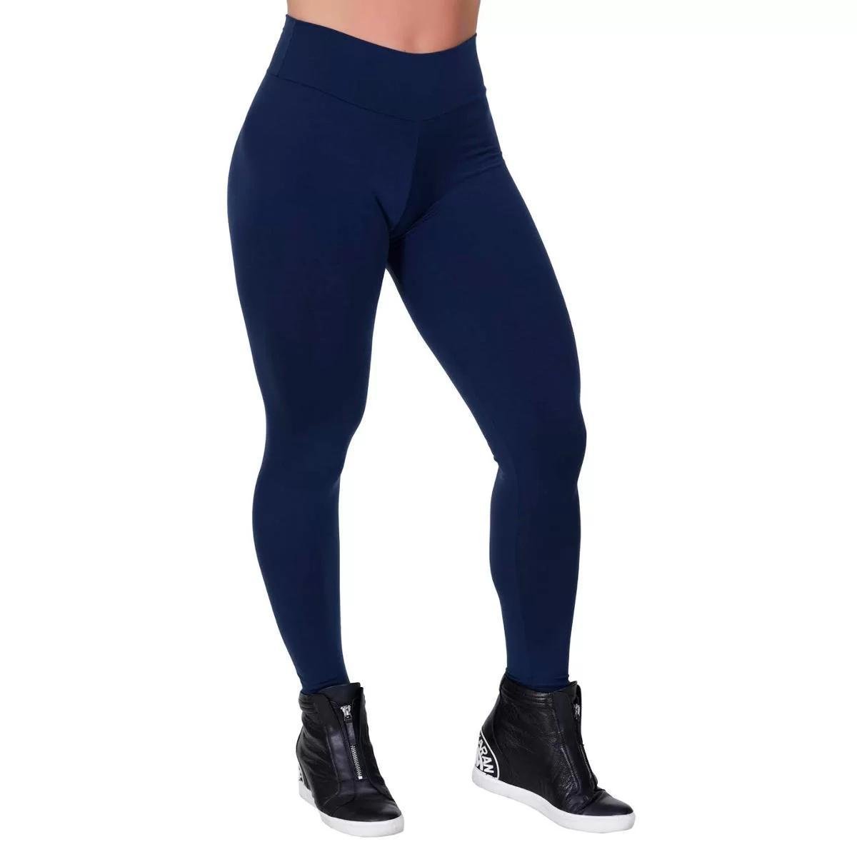 Legging Maya em Suplex Poliamida e Tecido Texturizado - Donna Carioca