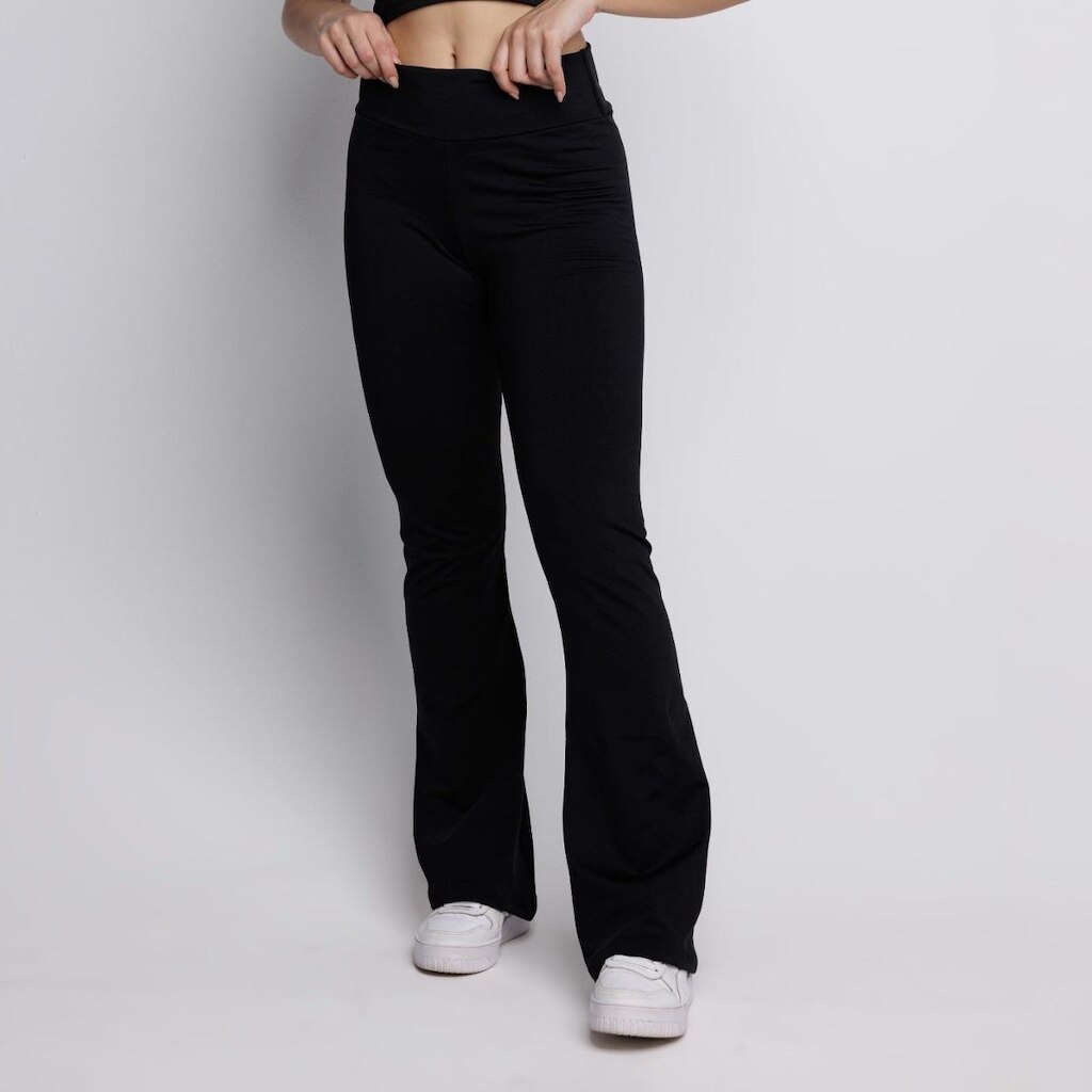Calça Legging Flare Suplex Peluciada Feminina