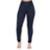 Calça Legging Grossa Não Fica Transparente Com Bolsos Cintura Alta - Azul