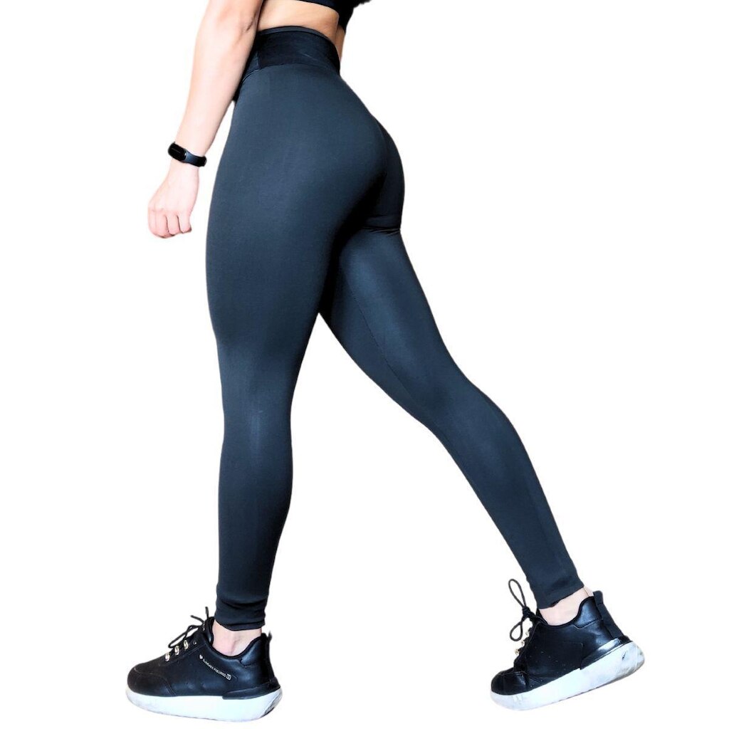 Calça Legging Heide Ribeiro Elástico de Compressão na Cintura 10 cm