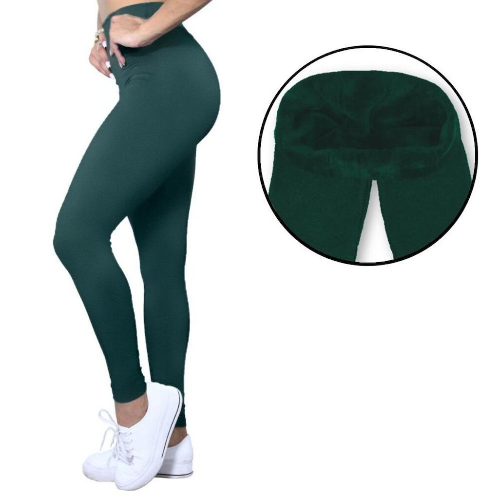 Calça Legging Heide Ribeiro Flanelada Térmica