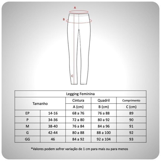 Calça Legging Heide Ribeiro Suplex Basic