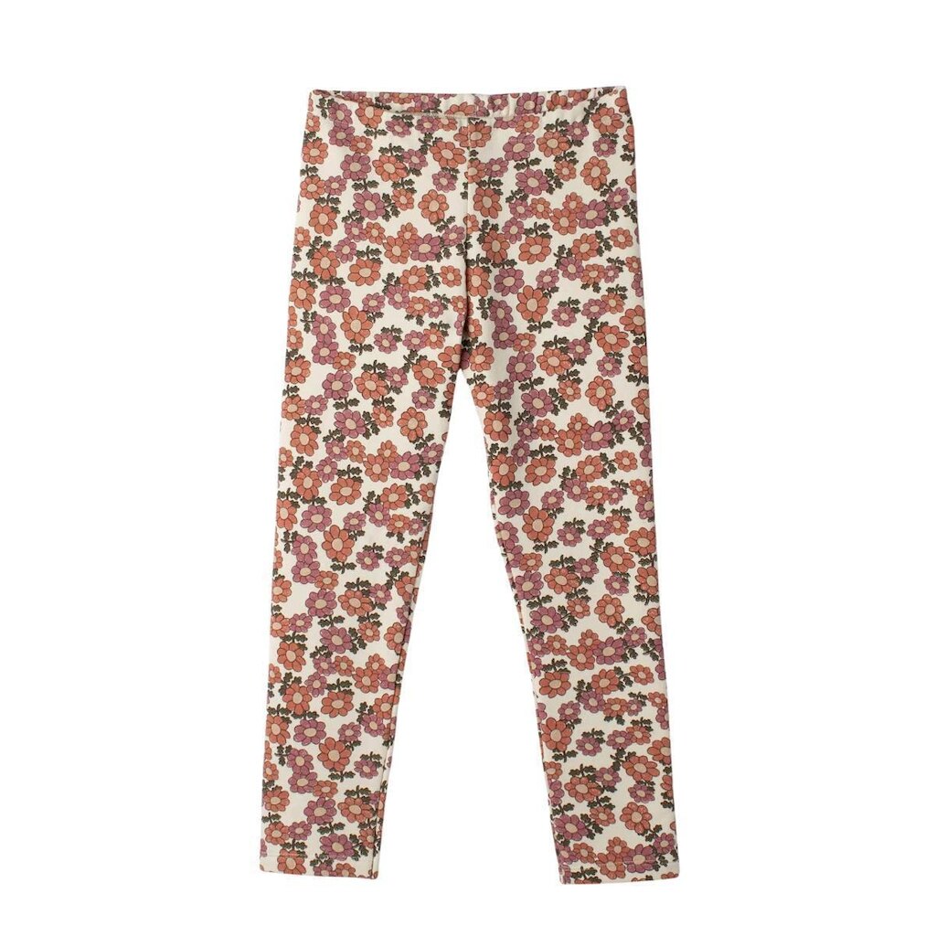 Calça Legging Hering Infantil Em Malha Estampada Rosa