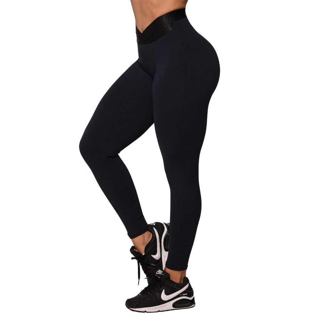 Calca Legging Hit Comum Preta Moving