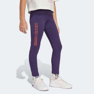 Calça Legging Infantil Adidas Disney Minnie Menina
