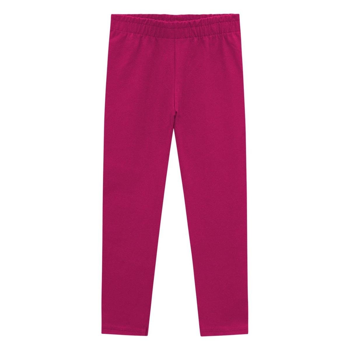 Calça Legging Infantil Bebê Lisa Abrange - ROXO - 2 - Roxo | Netshoes