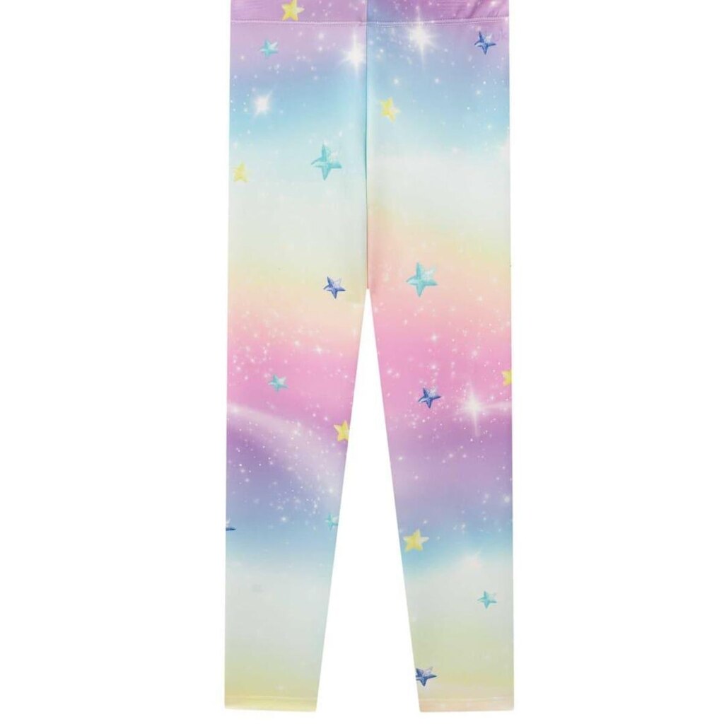 Calça Legging Infantil em Fly Tech Estrelas  Tam 2 a 14 - Kukiê