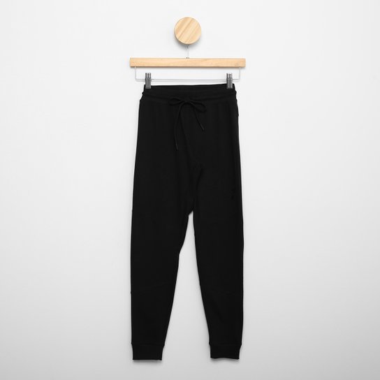 Calça Legging Infantil Fila Sport Cintura Alta Menina - Preto+Cinza Menor preço em Calça Legging Infantil Fila Sport Cintura Alta Menina - Preto+Cinza