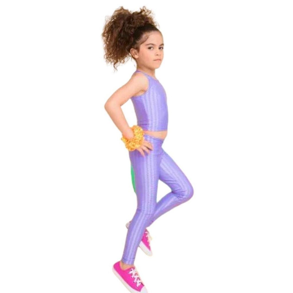 Calça Legging Infantil - Lilás