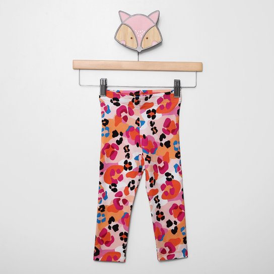 Calça Legging Infantil Marisol Stretch Estampada Menina