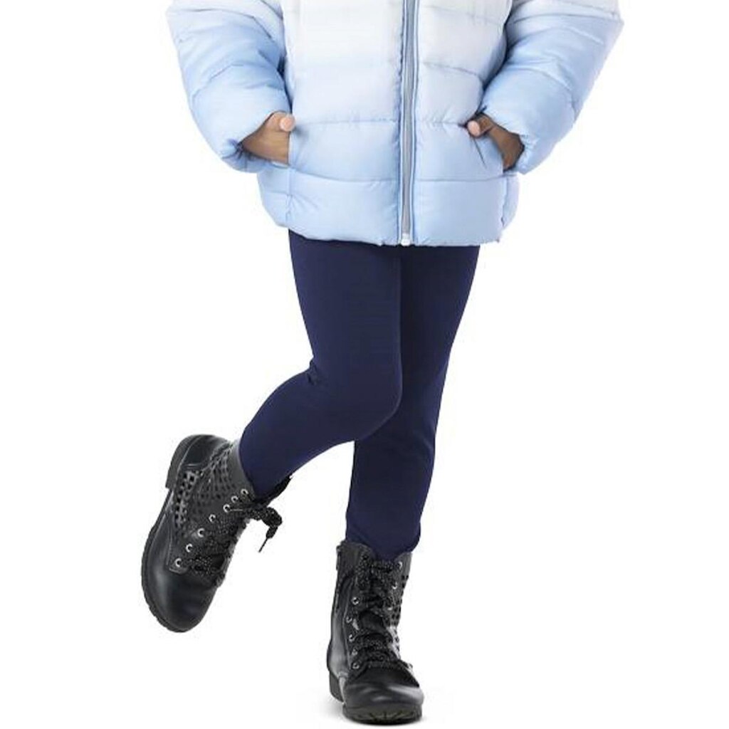 Calça Legging Infantil Menina Flanelada Lisa Básica