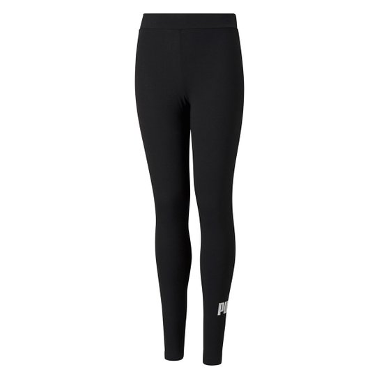 Calça Legging Infantil Puma Com Logo Feminina - Preto Menor preço em Calça Legging Infantil Puma Com Logo Feminina - Preto