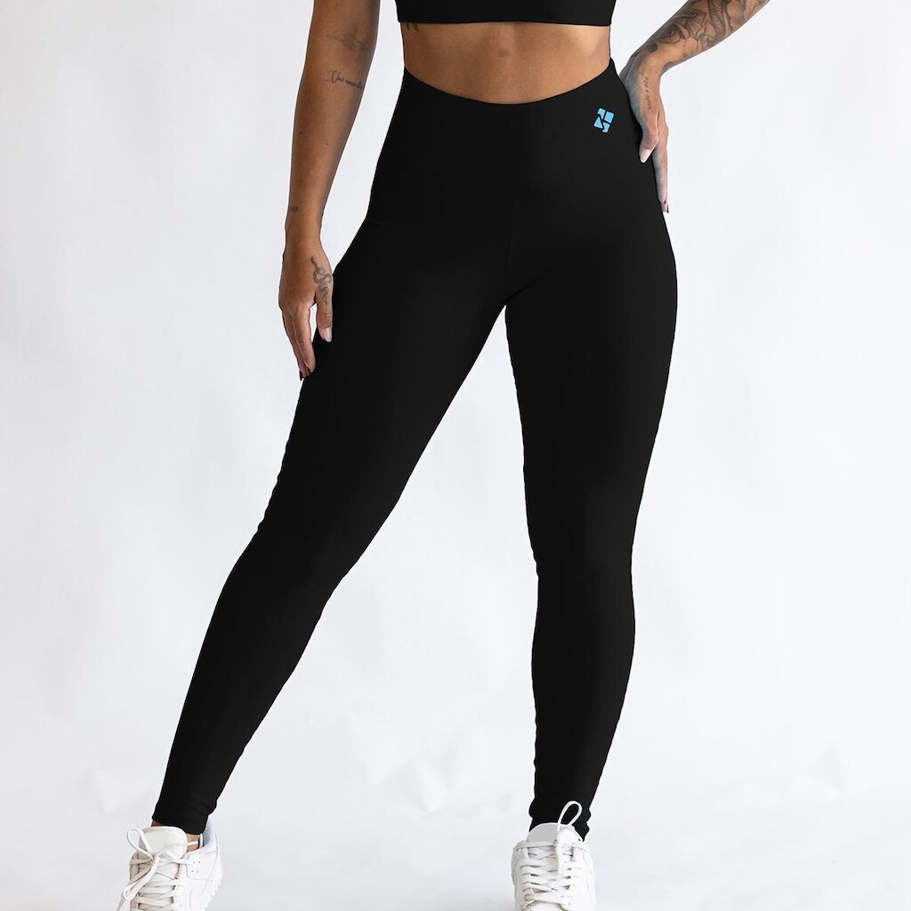 Calça Legging Kínitro Open Blackout Feminina