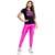Calça Legging Labellamafia Feminina Cós Alto Fitness - Rosa