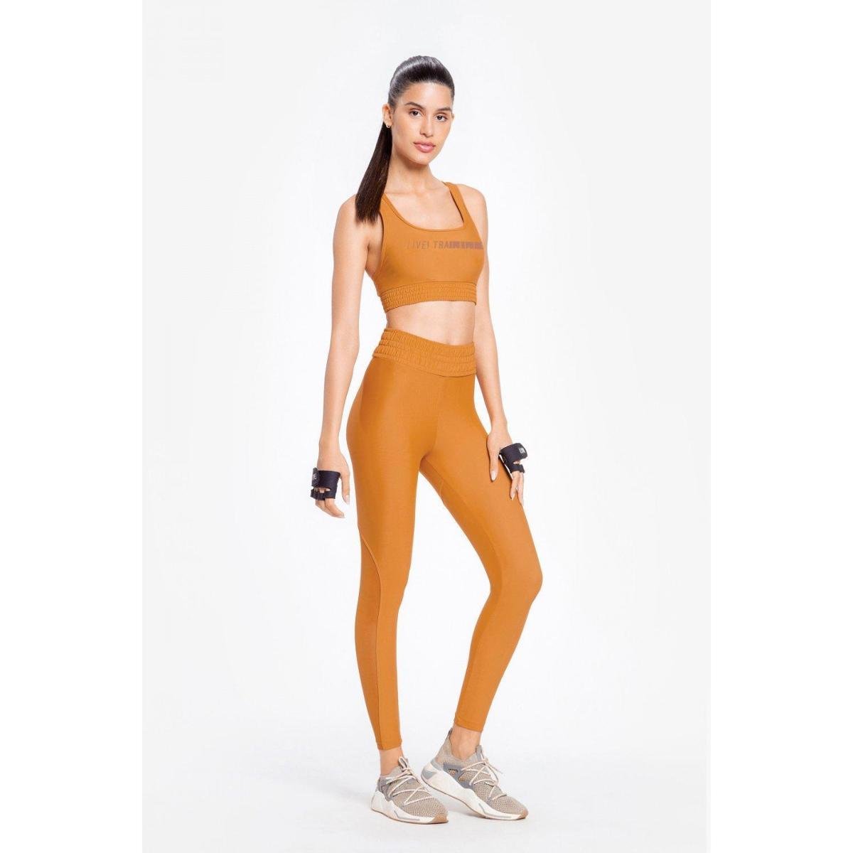Calça Legging LIVE! Training - Amarelo Queimado - G - LIVE! Menor preço em Calça Legging LIVE! Training - Amarelo Queimado - G - LIVE!