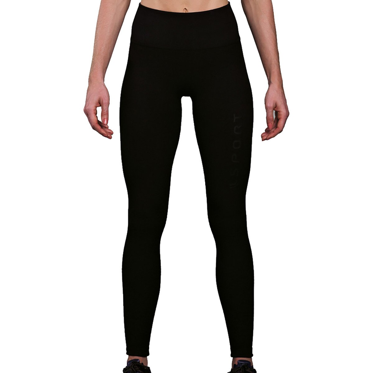 calça legging preta lupo