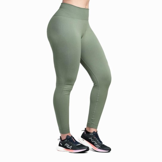 Calça Legging Lupo Seamless Basic Feminina - Verde - GG