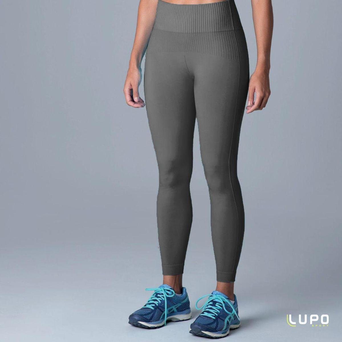 Calça Legging Lupo Seamless Basic - Cinza | Netshoes
