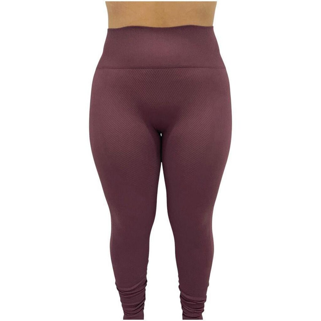 Calça Legging Lupo Texturizada Feminina com Cós Alto