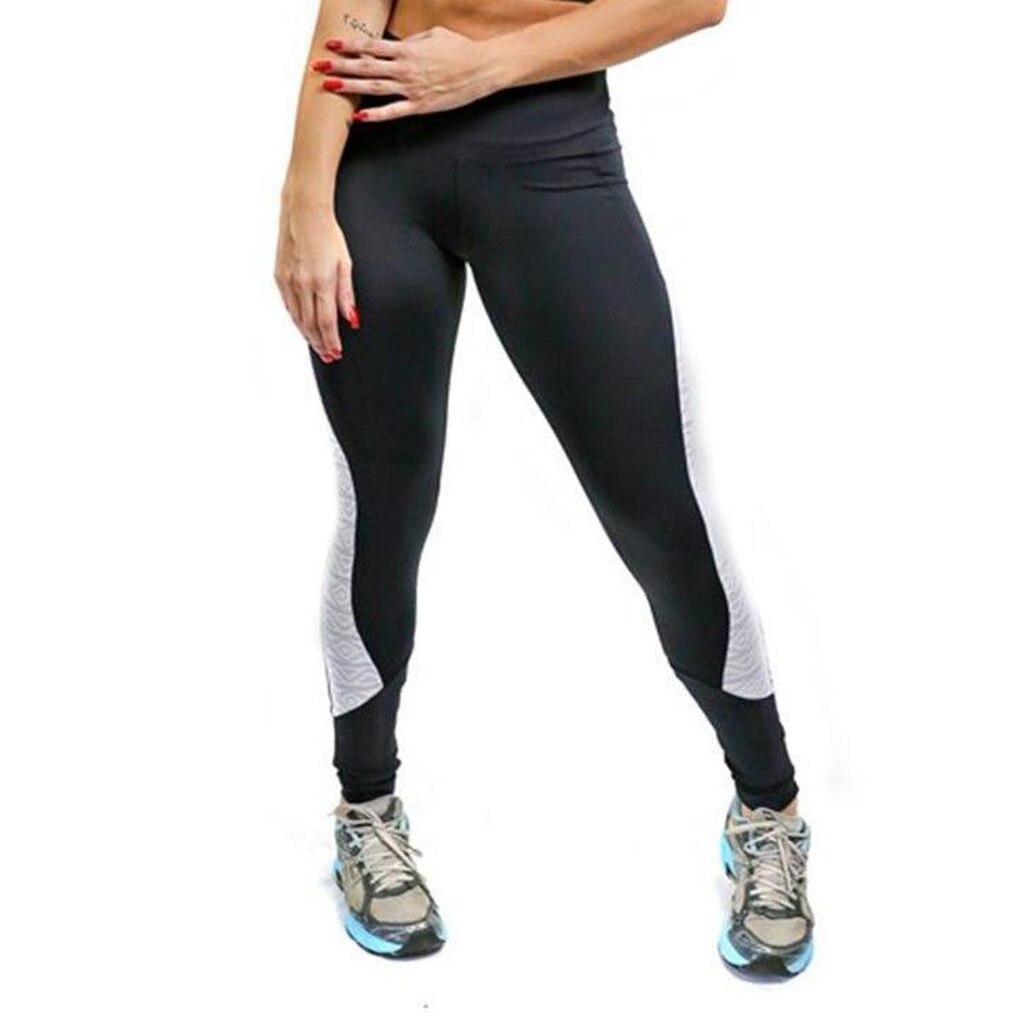 Calça Legging Metropolis - Preto - Preto e mesh branco - G