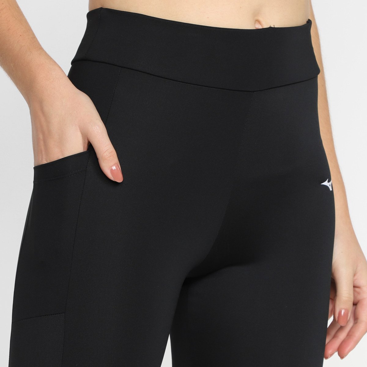 Calça Legging Mizuno Pro Uv 50+ Feminina - Preto | Netshoes