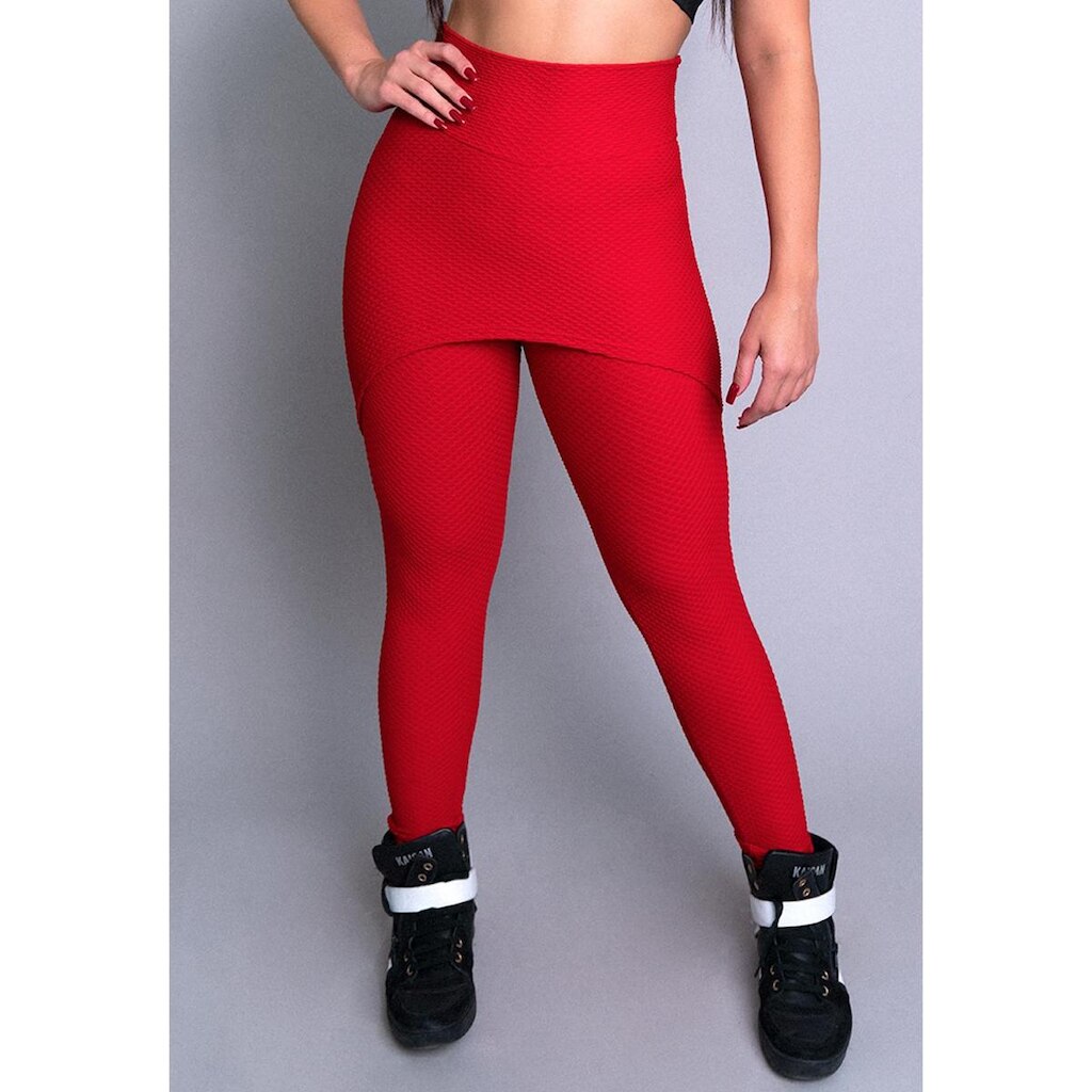 Calça Legging MVB Modas Bolha Saia Feminina