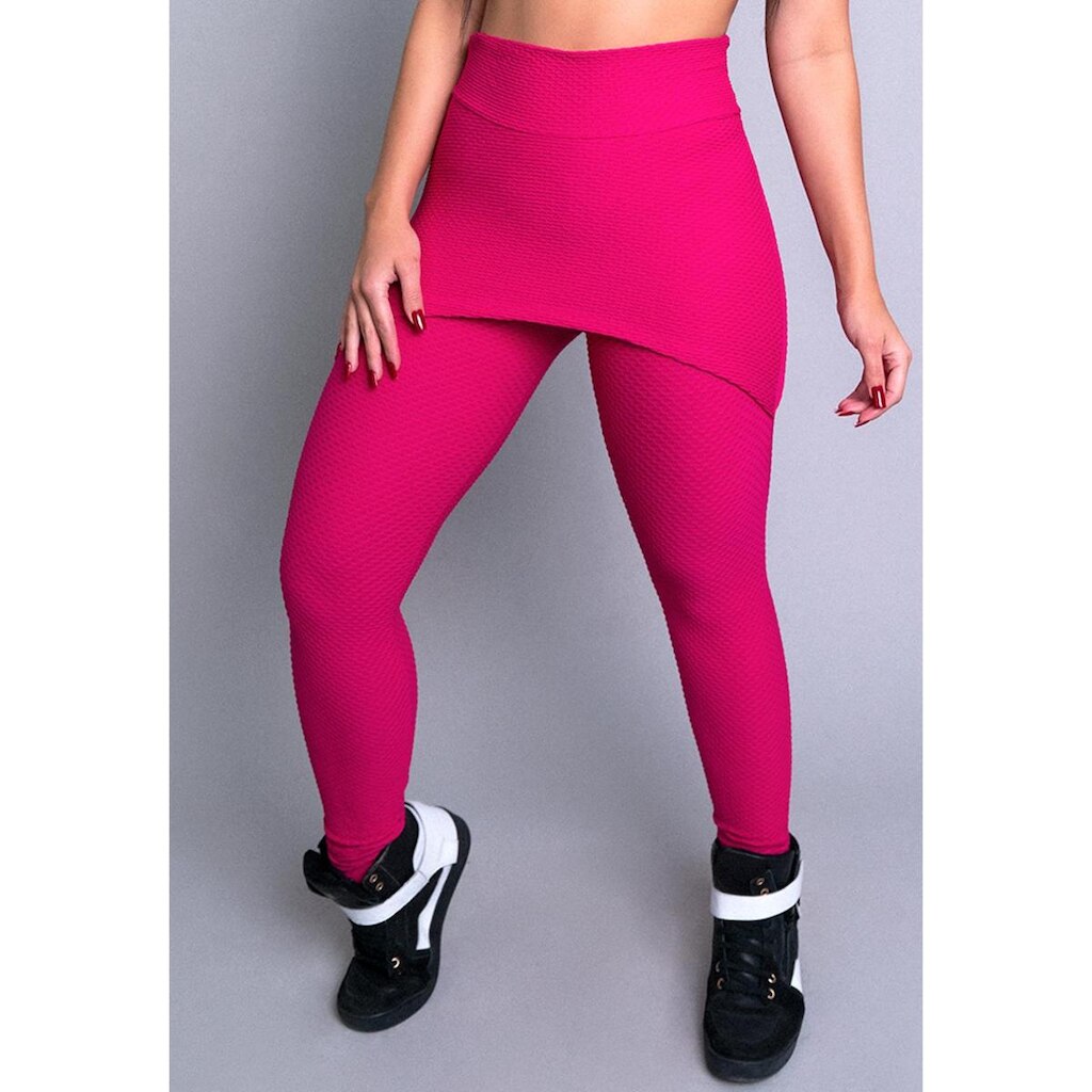 Calça Legging MVB Modas Bolha Saia Feminina