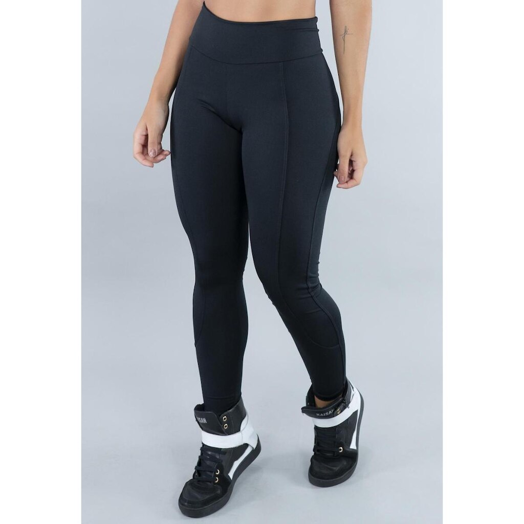 Calça Legging MVB Modas Montaria Cintura Alta Feminina