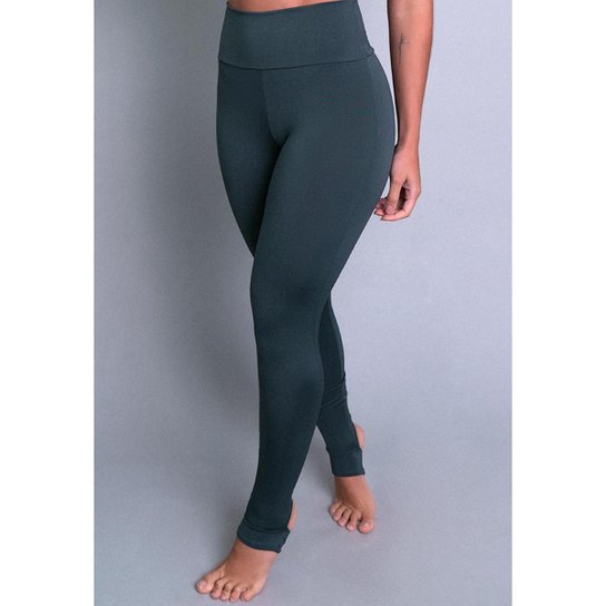 Calça Legging MVB Modas Pezinho Cintura Alta Feminina - Cinza Menor preço em Calça Legging MVB Modas Pezinho Cintura Alta Feminina - Cinza