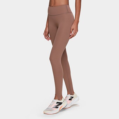 Calça Legging New Balance Sleek High Rise Stirrup Feminina - Feminino