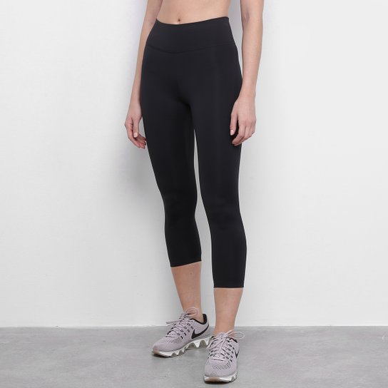 Calça Legging Nike All-In Crop Feminina - Preto e Branco Menor preço em Calça Legging Nike All-In Crop Feminina - Preto e Branco